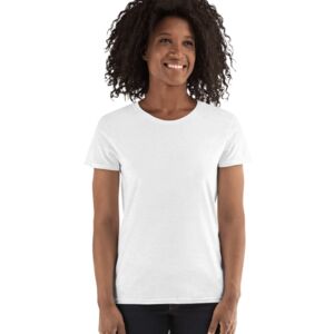 Gildan Missy Fit White Womens T Shirt SPECIAL Thumbnail
