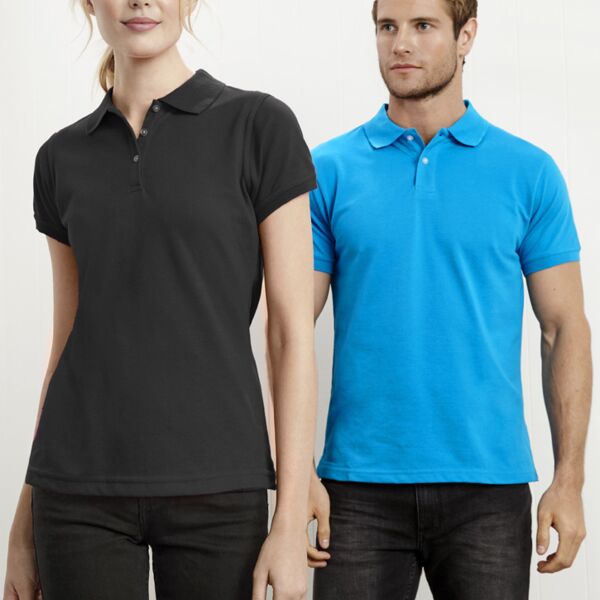 Mens Biz Collection Neon Polo Thumbnail